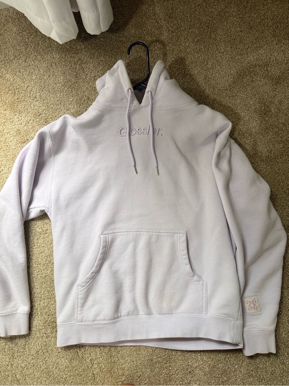 Glossier Lavender Pullover Hoodie